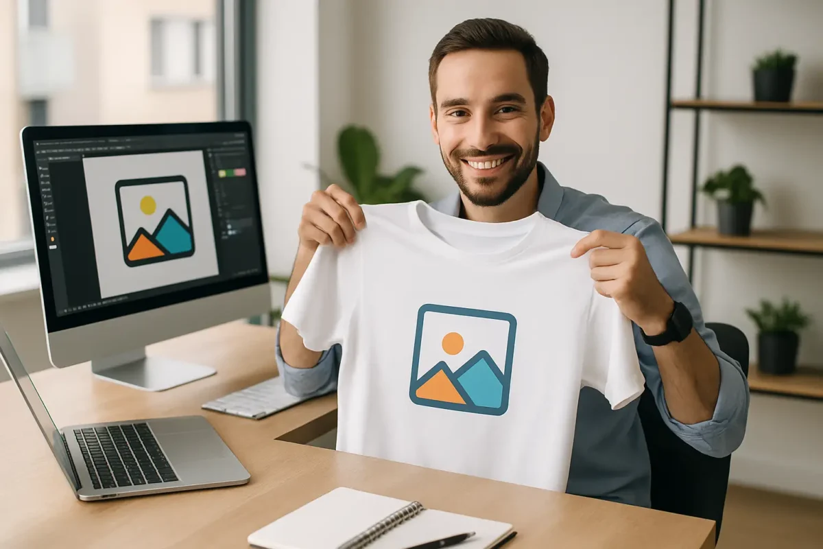 Eget design på T-skjorte uten stress