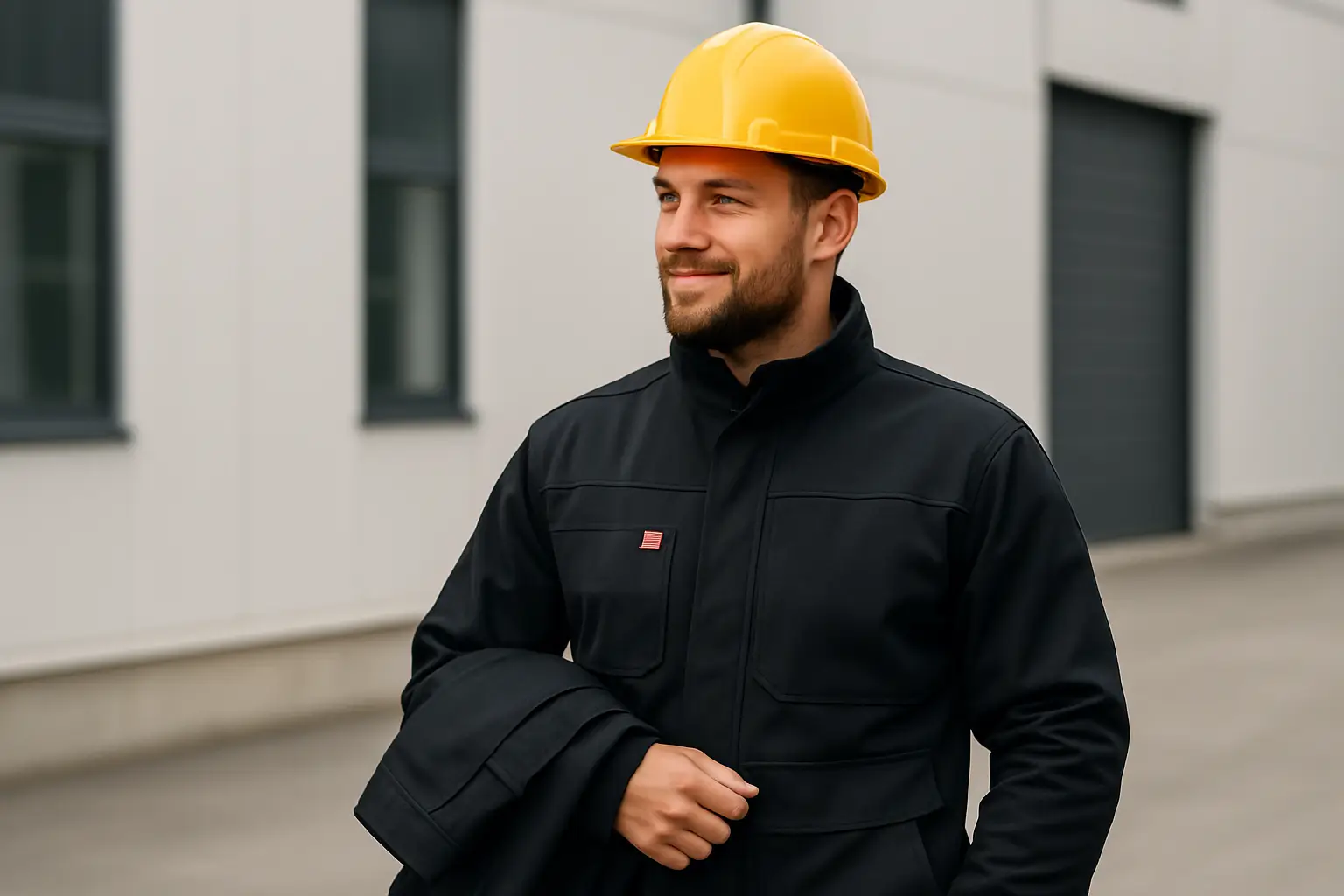 Arbeidsklær med logo som faktisk tåler jobb