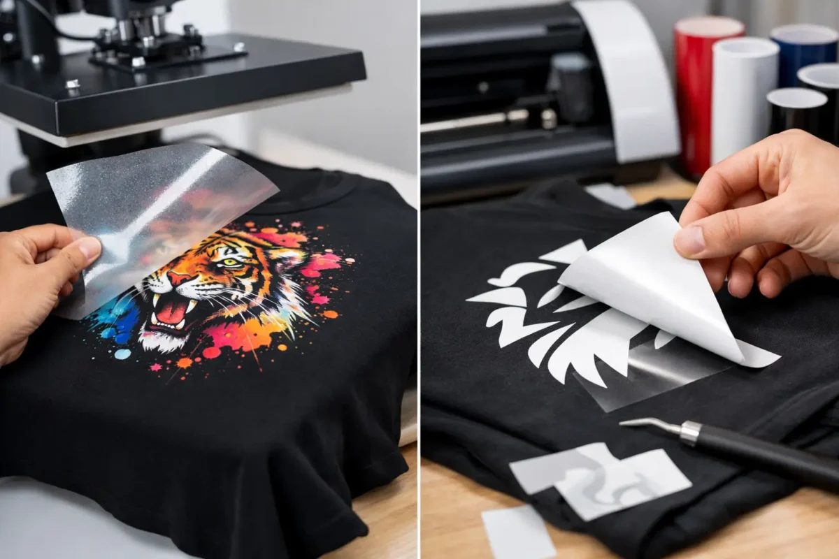 DTF trykk vs vinyltrykk - hva bør du velge?