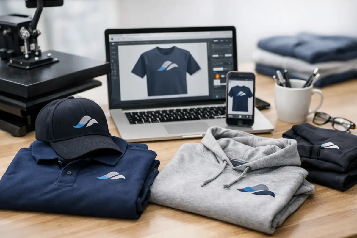 Hvordan lage firmaklær på nett enkelt