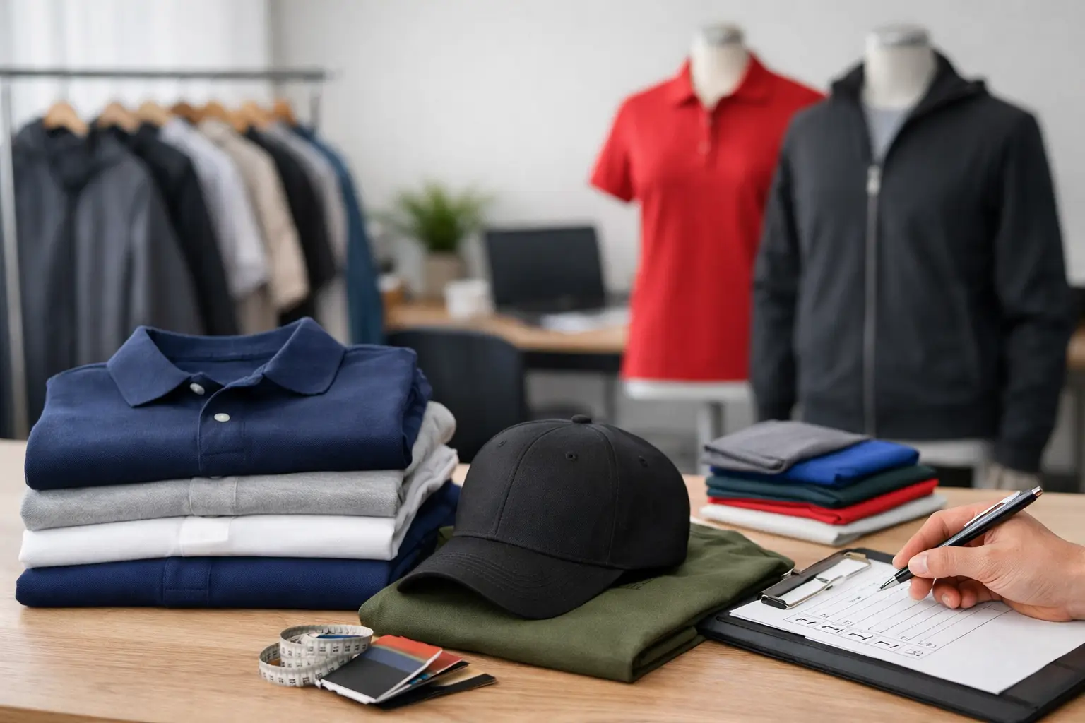 Minste bestilling av profilklær forklart